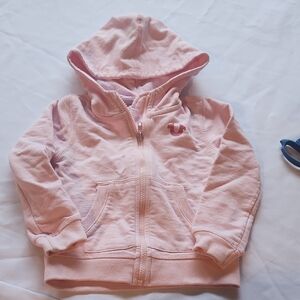 True Religion Pink Zip-Up Sweatshirt